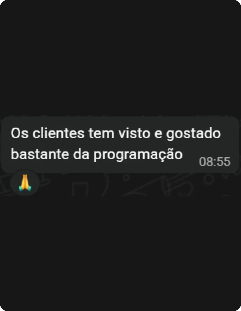 Depoimento de cliente TV Vet